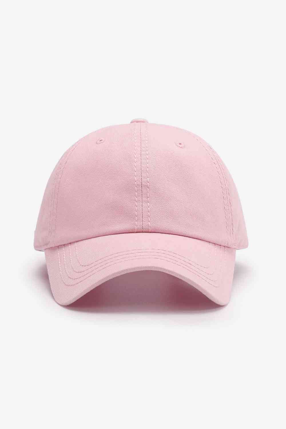 In A Pretty World Baseball Cap Pink One Size