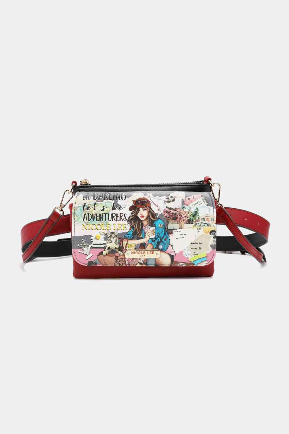 Nicole Lee USA Small Fanny Pack JOURNEY OF STEPHANIE One Size