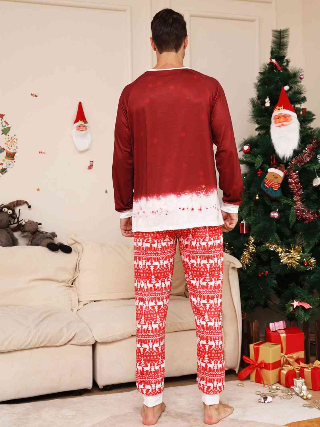 Full Size Snowman Top and Pants Set