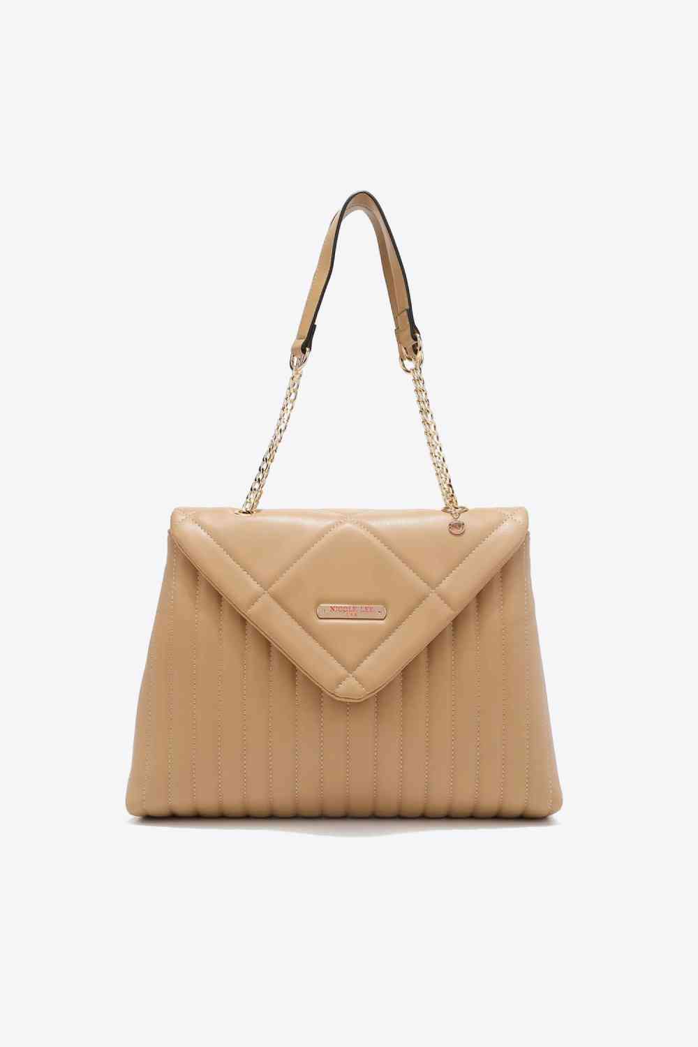 Nicole Lee USA A Nice Touch Handbag Taupe One Size