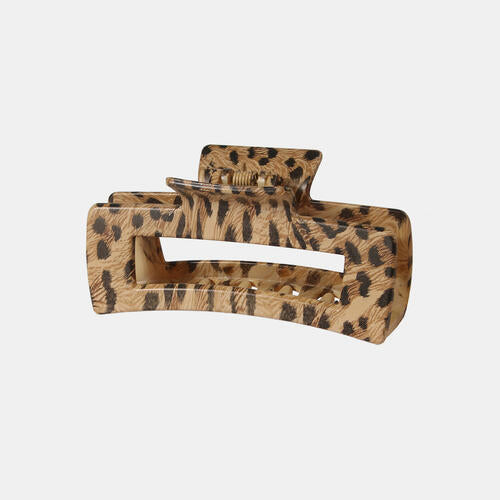 Resin Hair Claw Clip Camel One Size