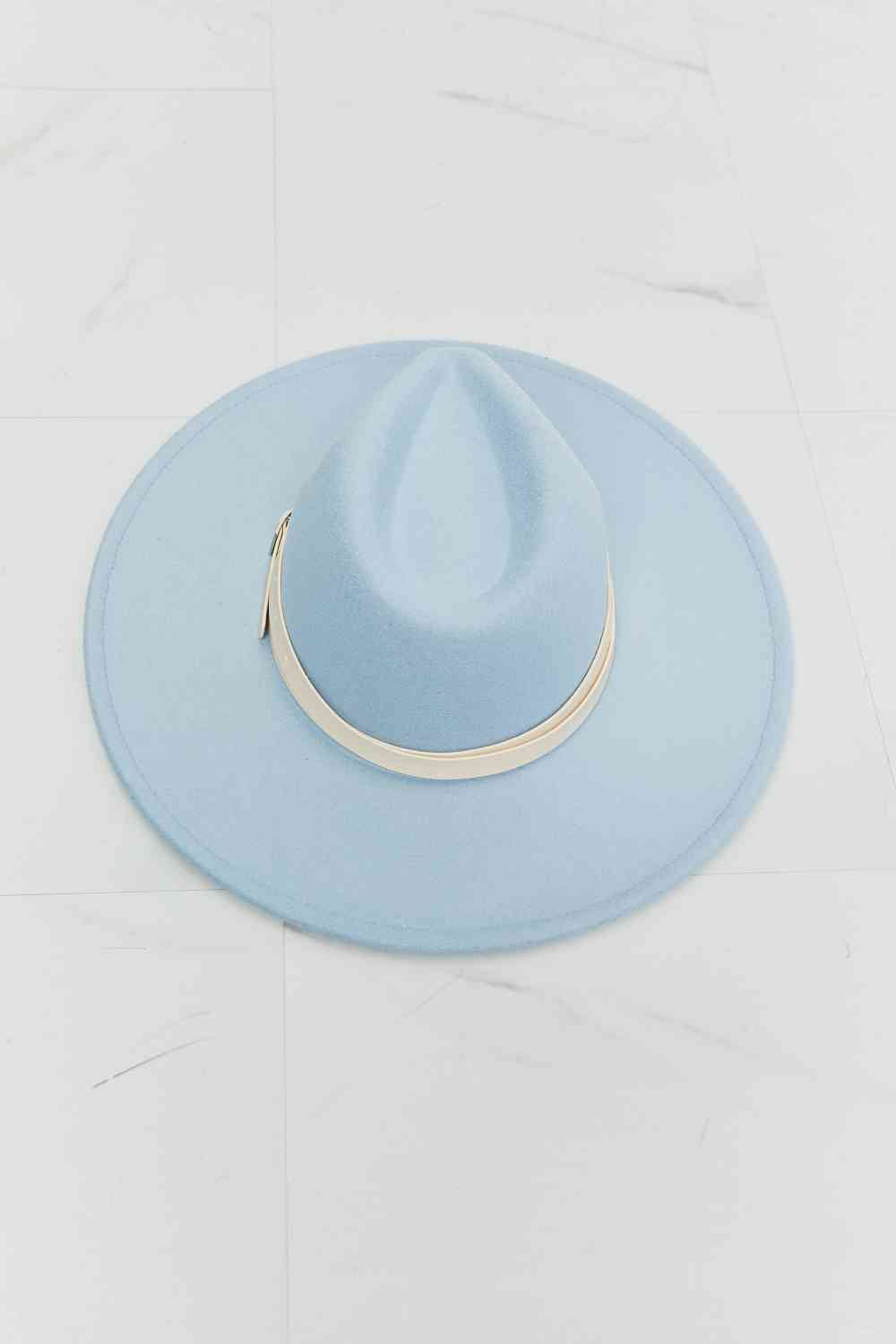 Fame Summer Blues Fedora Hat