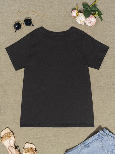 Round Neck Short Sleeve T-Shirt