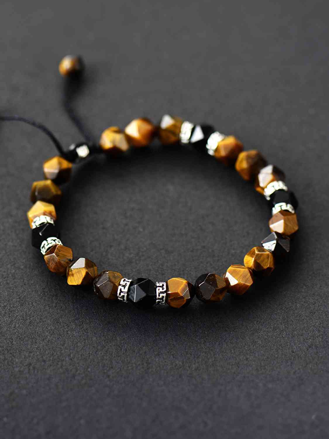 Natural Stone Bracelet Caramel One Size