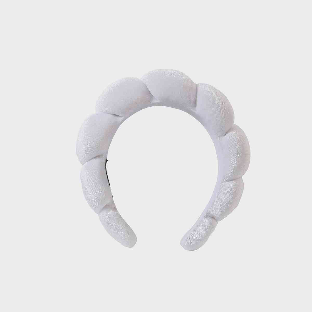 Velvet Cloud Suede Headband White One Size