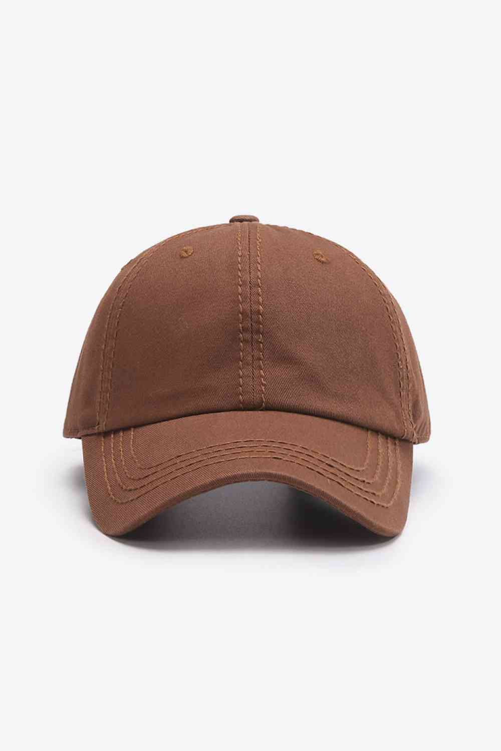 In A Pretty World Baseball Cap Brown One Size