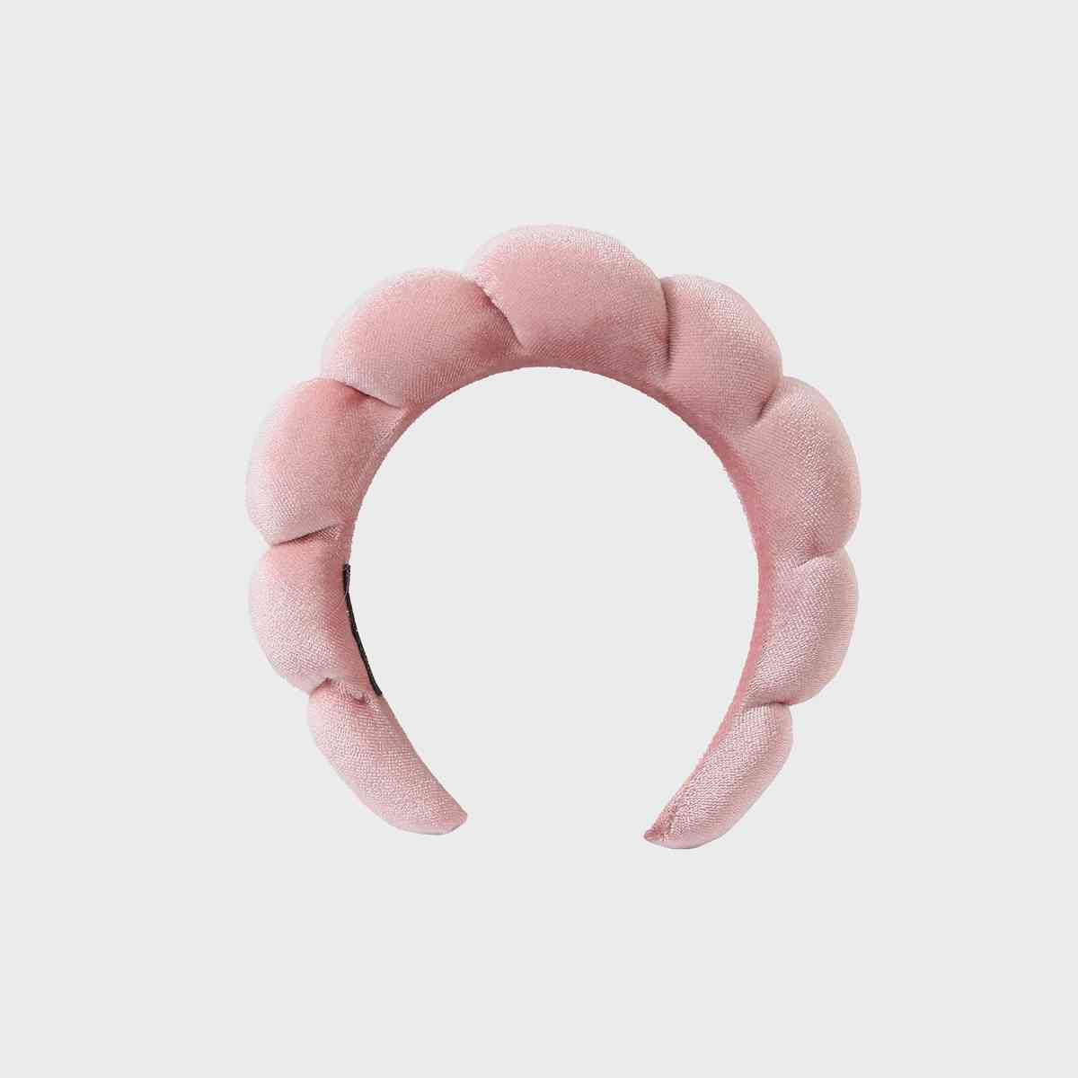 Velvet Cloud Suede Headband Dusty Pink One Size