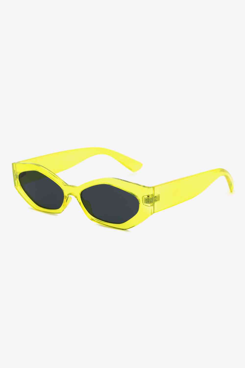 Polycarbonate Frame Wayfarer Sunglasses Lemon One Size