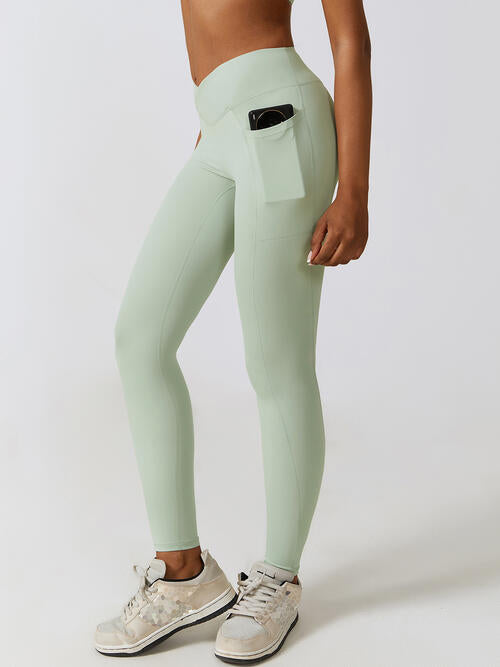 Wide Waistband Active Leggings