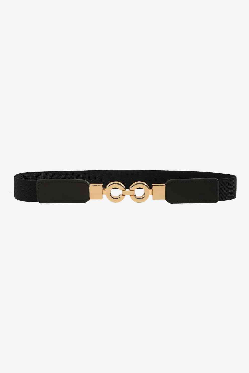 PU Leather Belt Black One Size