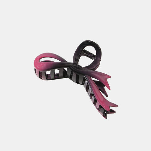 Gradient Resin Hair Claw Clip Magenta One Size