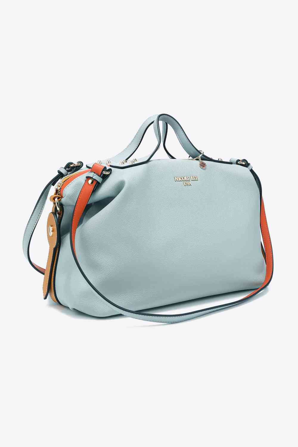 Nicole Lee USA Avery Multi Strap Boston Bag Soft Blue One Size