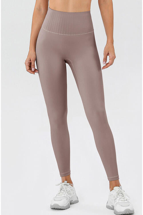 High Waistband Active Leggings Mocha