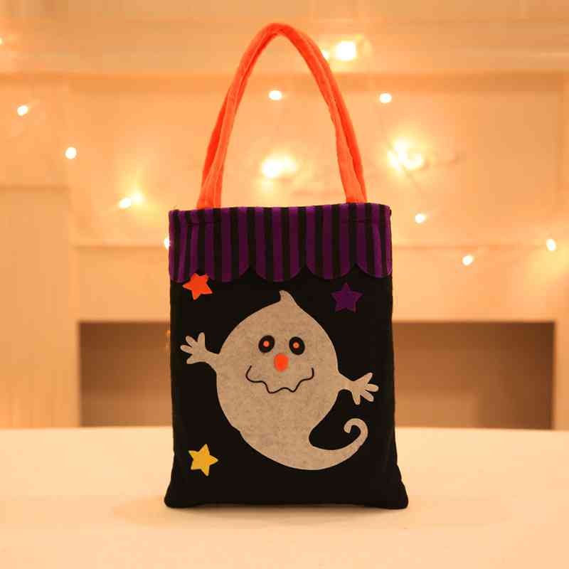 Assorted 2-Piece Halloween Element Handbags Ghost One Size