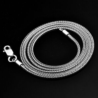 19.7" Snake Chain 925 Sterling Silver Necklace Silver One Size