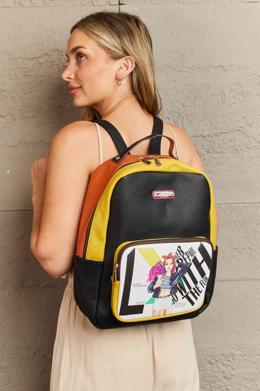 Nicole Lee USA Nikky Fashion Backpack College Girl One Size