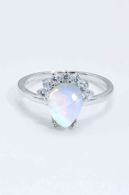 925 Sterling Silver Moonstone Ring Moonstone