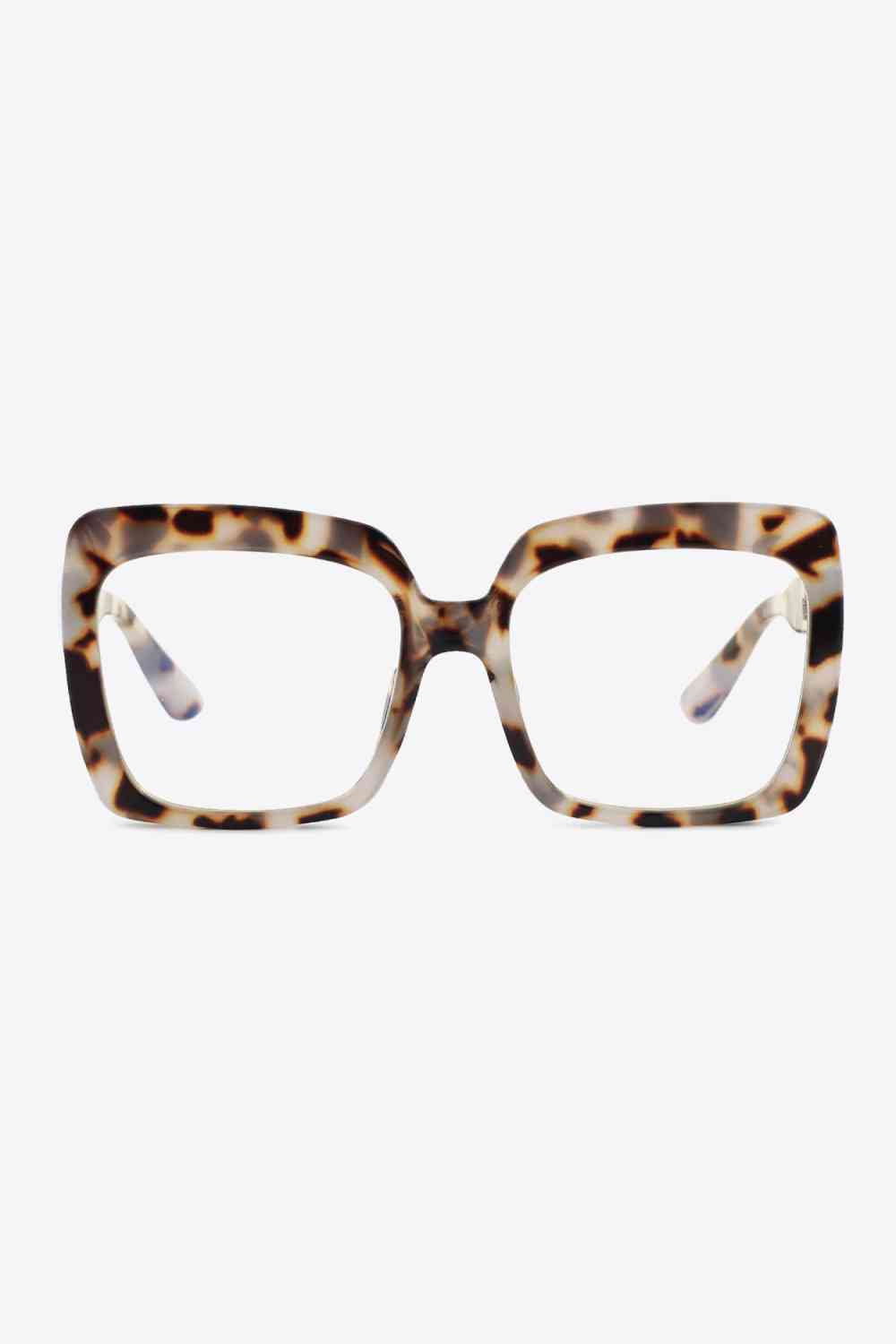 Tortoiseshell Full Rim Square Sunglasses