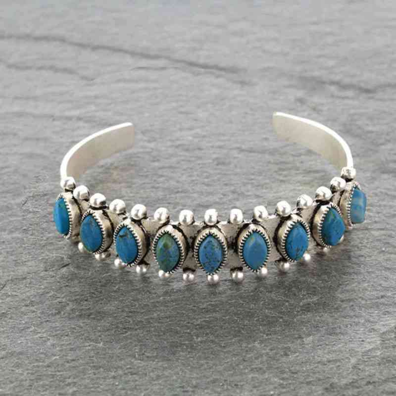 Turquoise Open Bracelet Sky Blue One Size