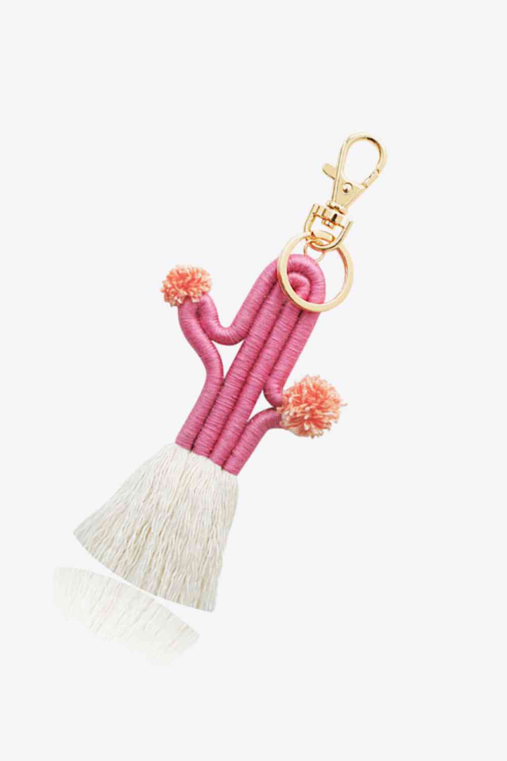 Cactus Keychain with Fringe