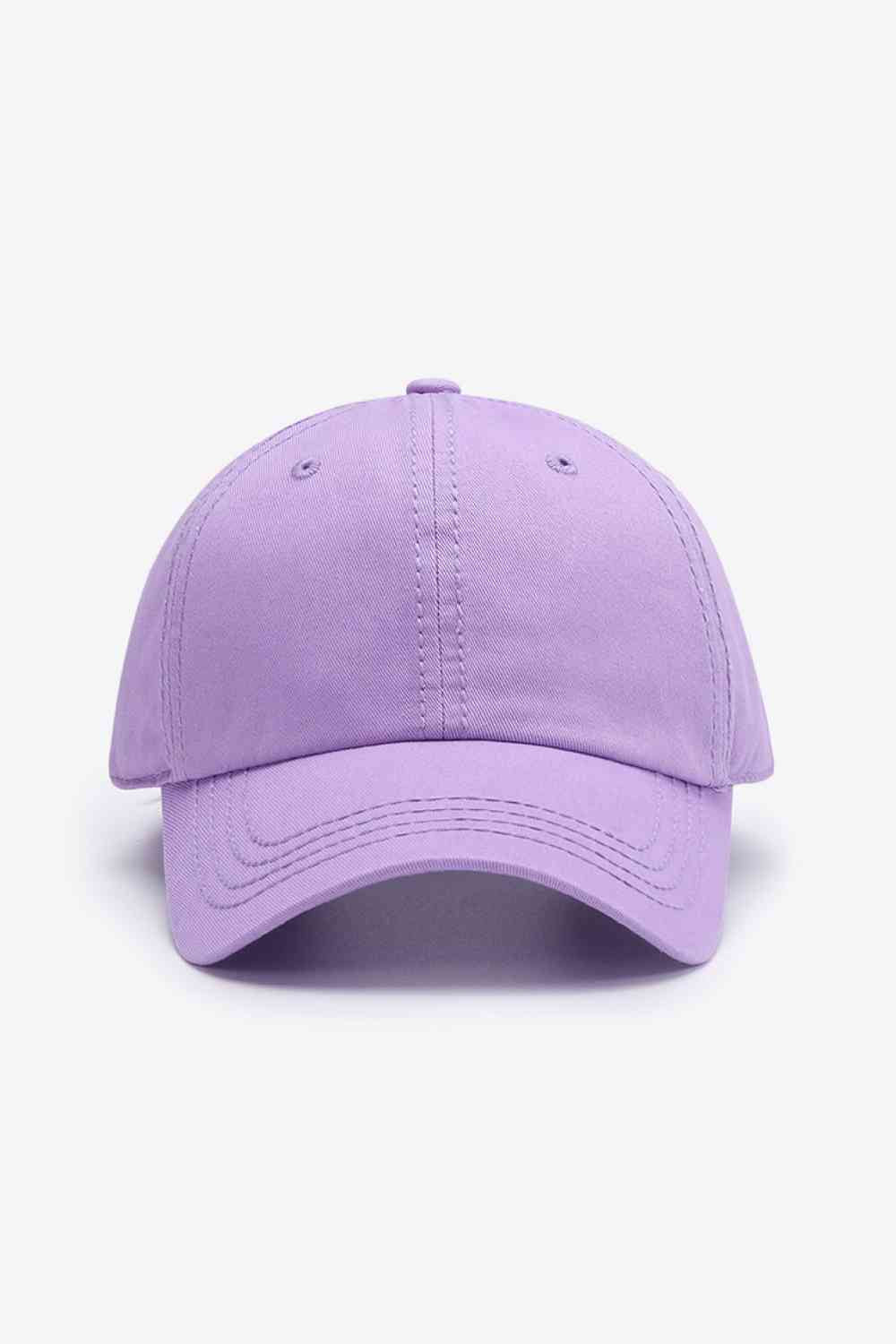 In A Pretty World Baseball Cap Purple One Size