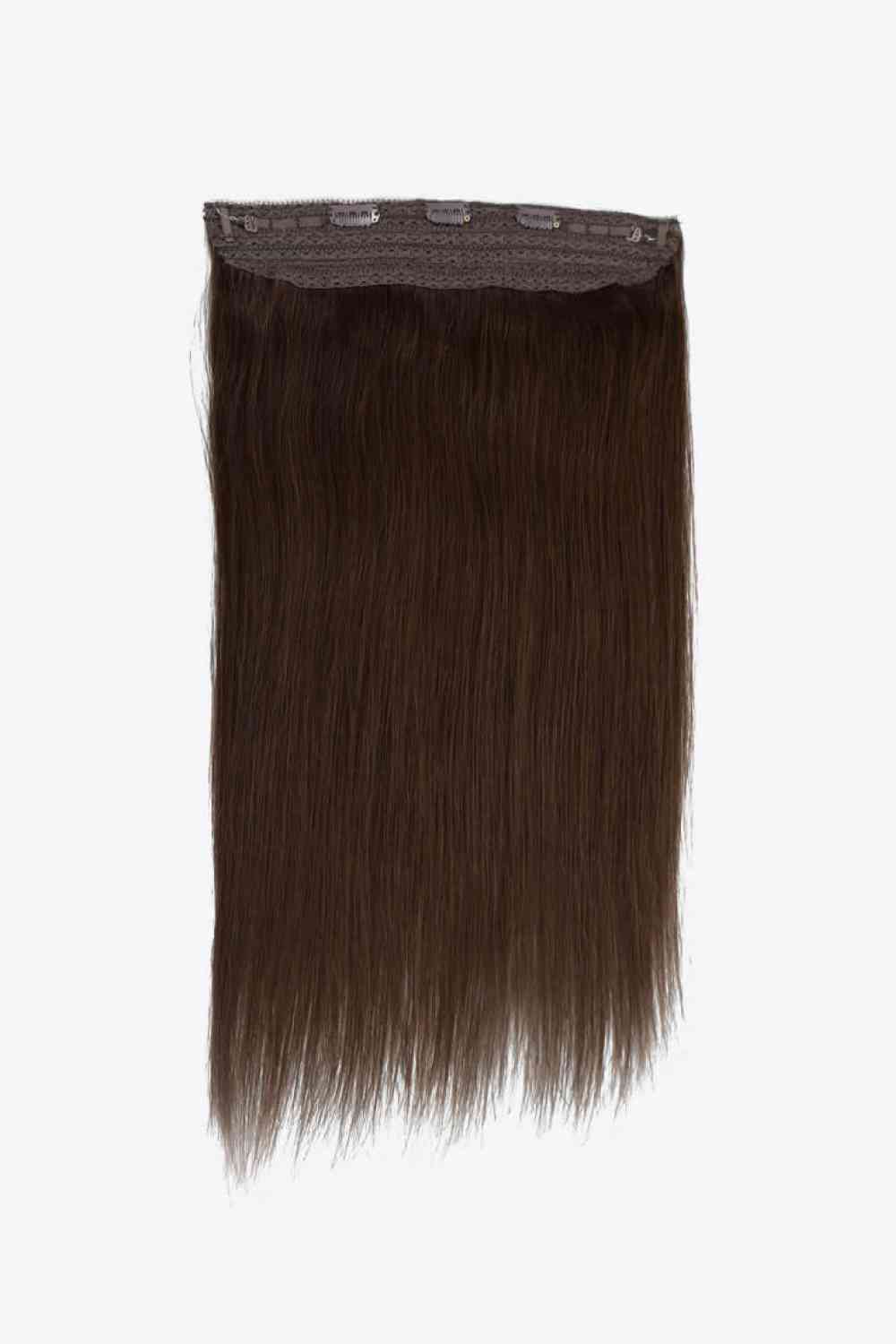 16" 80g Indian Human Halo Hair Chocolate One Size