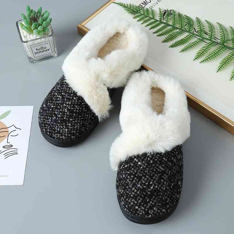 Sherpa Wrapped Indoor/Outdoor Slipper Charcoal