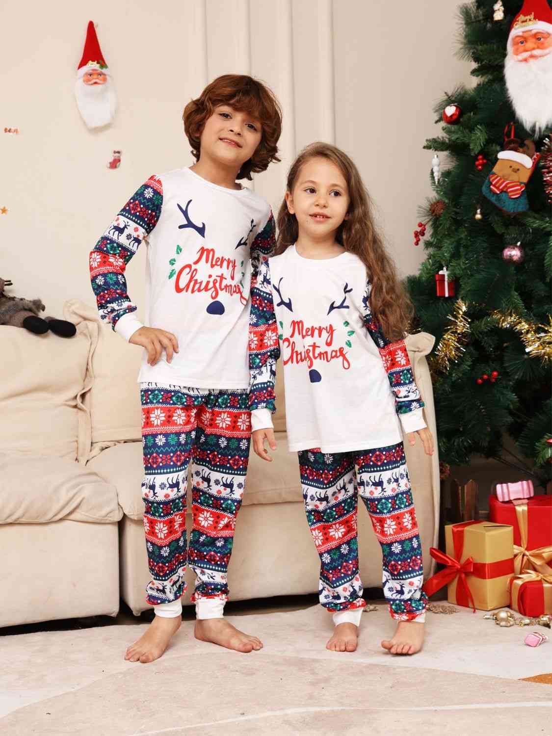 MERRY CHRISTMAS Top and Pants Set