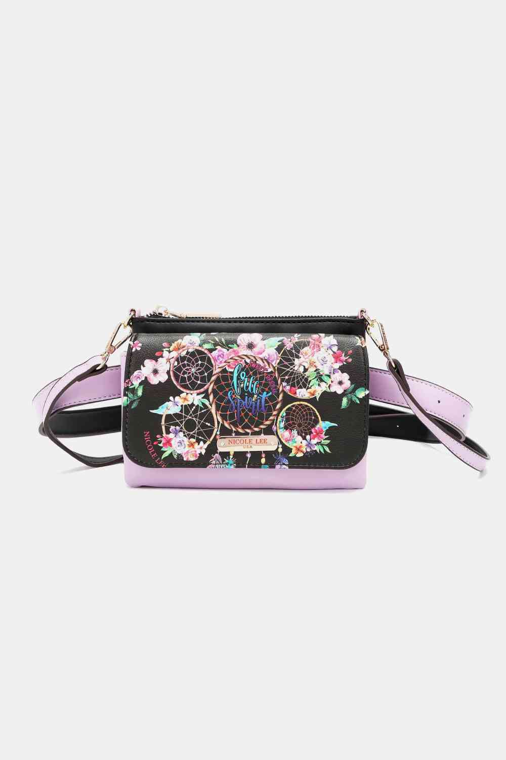 Nicole Lee USA Small Fanny Pack DREAM OF ALL COLORS One Size