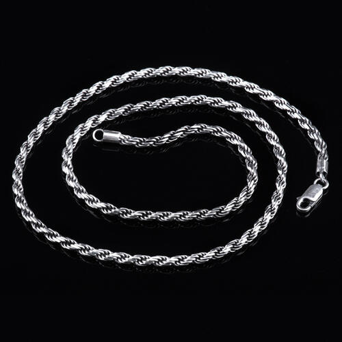 21.7" Snake Chain 925 Sterling Silver Necklace Silver One Size