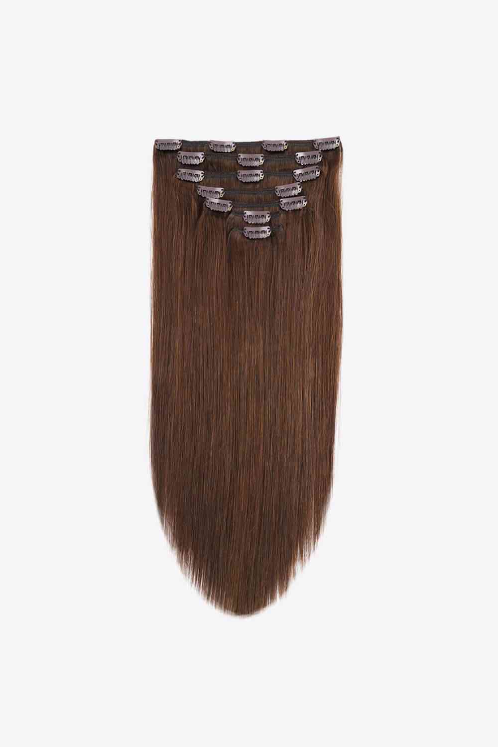 20" 120g Clip-in Hair Extensions Indian Human Hair