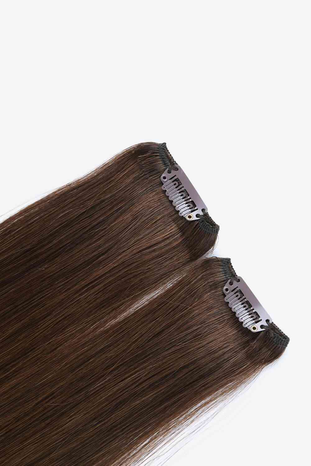 18" 120g Clip-In Hair Extensions Indian Human Hair