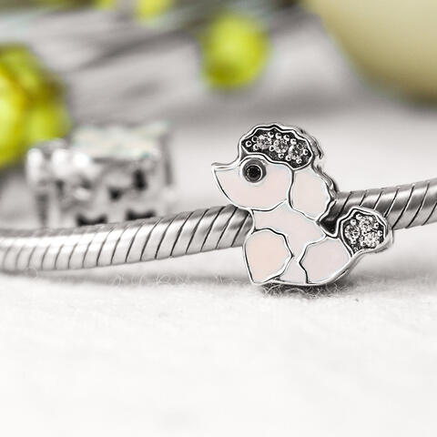 One Piece 925 Sterling Silver Bead Charm Silver One Size