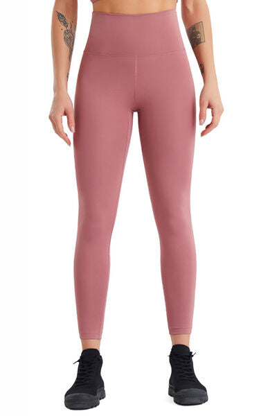 High Waist Active Pants Light Mauve