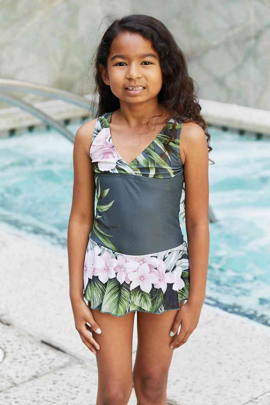 Marina West Swim Clear Waters Swim Dress in Aloha Forest Aloha Forest