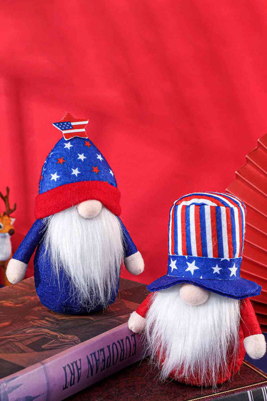 2-Piece Independence Day Beard Gnomes Multicolor One Size