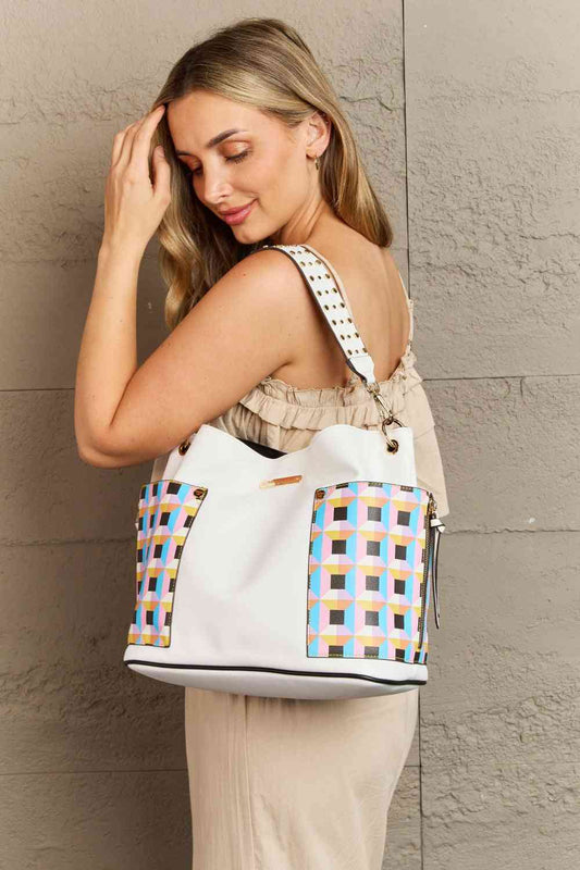 Nicole Lee USA Quihn 3-Piece Handbag Set White One Size