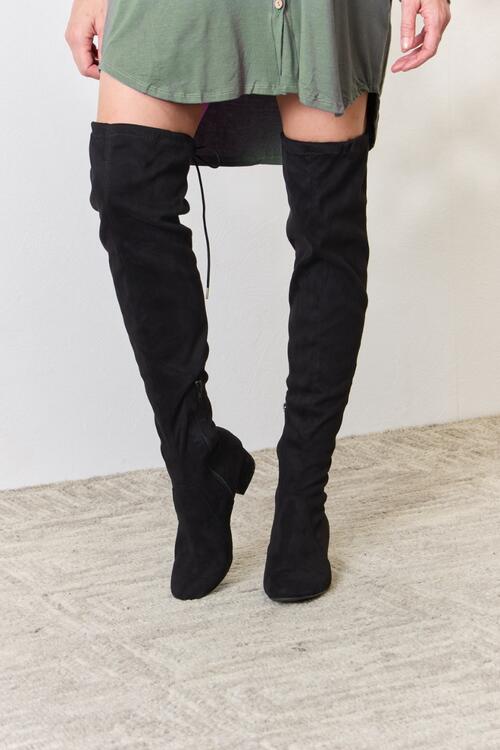East Lion Corp Over The Knee Boots Black