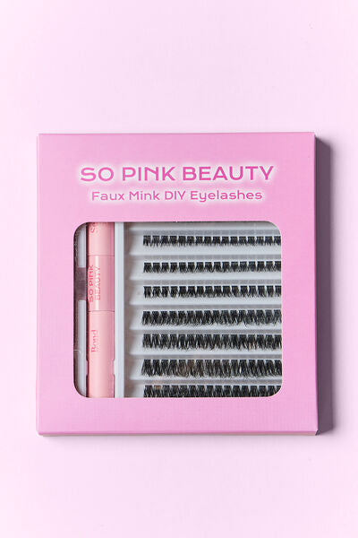 SO PINK BEAUTY Faux Mink Eyelashes Cluster Multipack