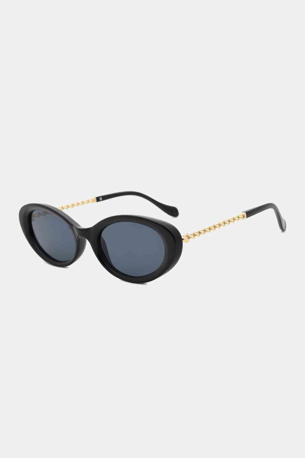 Polycarbonate Frame Cat-Eye Sunglasses Black One Size