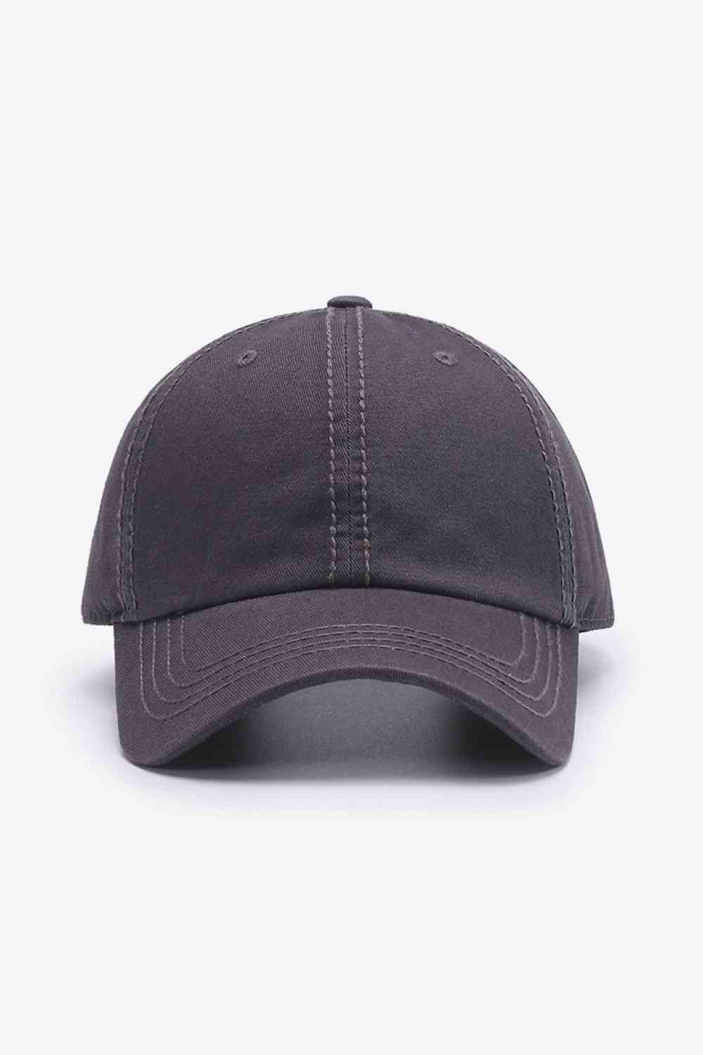 In A Pretty World Baseball Cap Dark Gray One Size