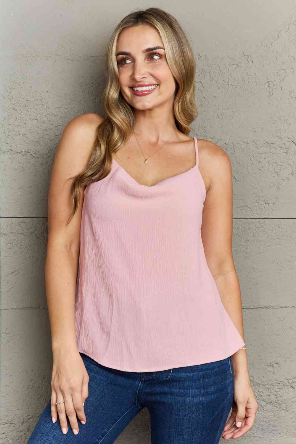 Ninexis For The Weekend Loose Fit Cami Blush Pink