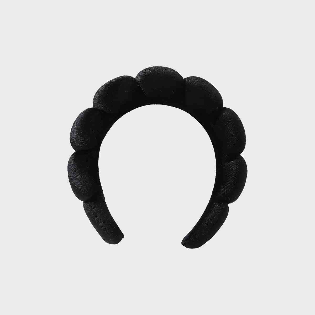 Velvet Cloud Suede Headband Black One Size