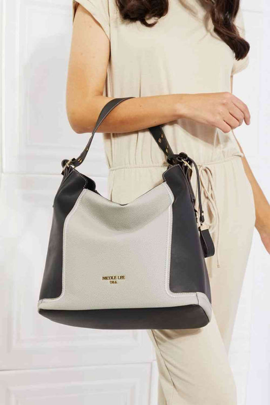 Nicole Lee USA Make it Right Handbag Light Gray One Size