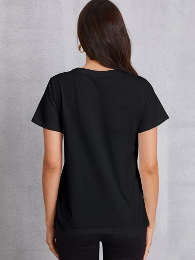 Round Neck Short Sleeve T-Shirt