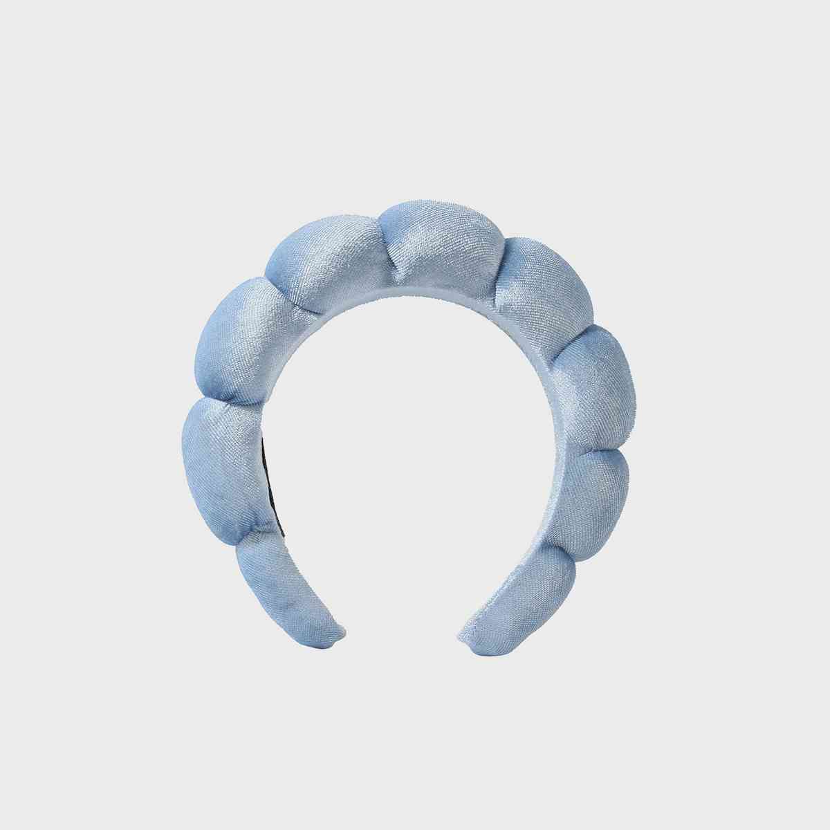 Velvet Cloud Suede Headband Misty Blue One Size