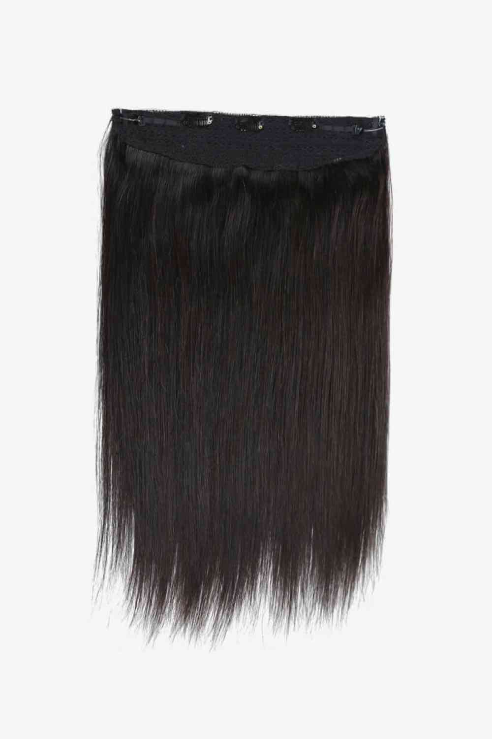 20" 100g Indian Human Halo Hair Dark Brown One Size