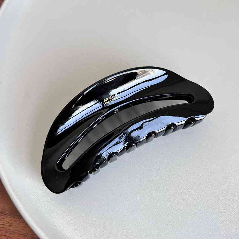 Acetate Hair Claw Clip Black One Size