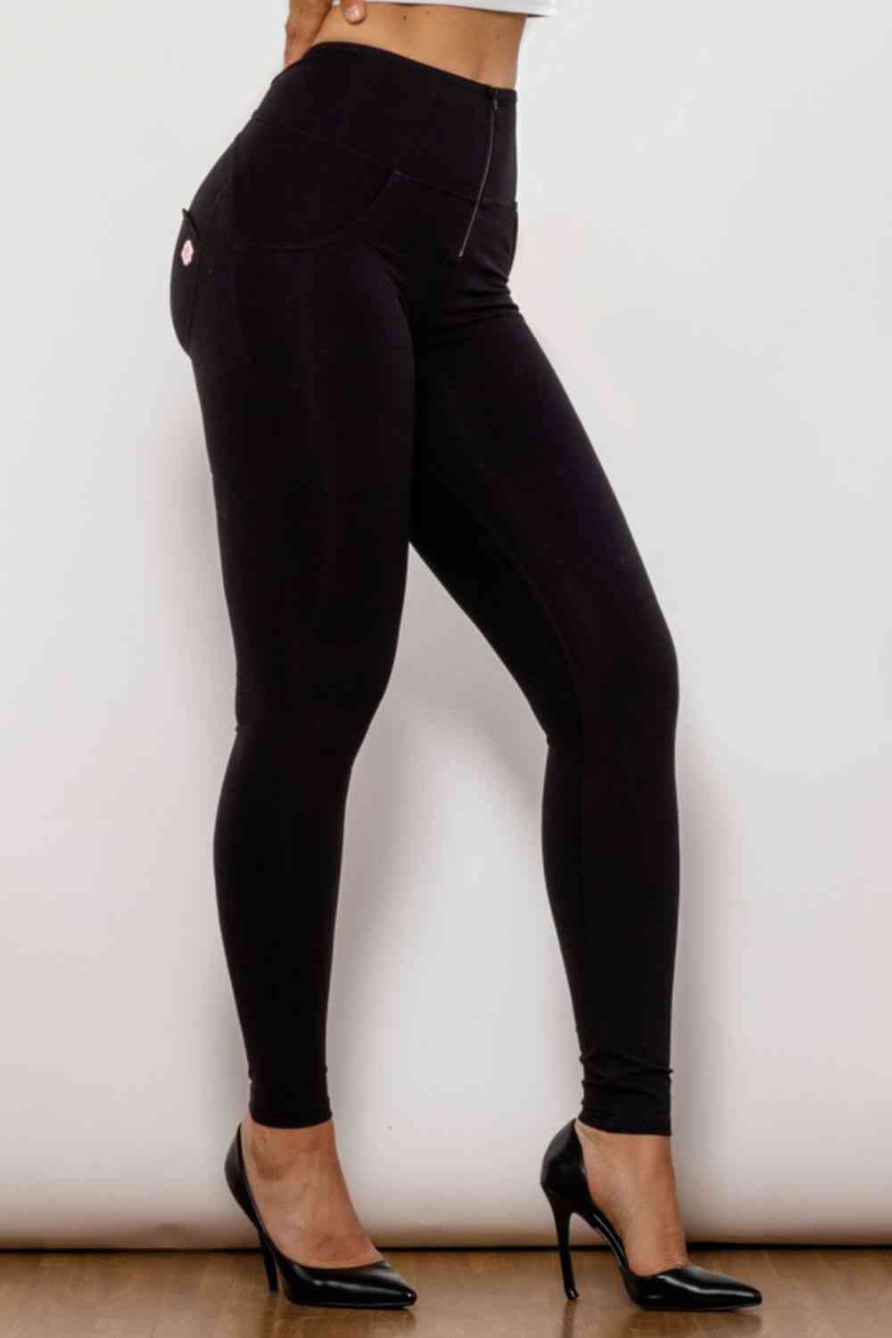 Baeful Zip Detail Skinny Long Jeans