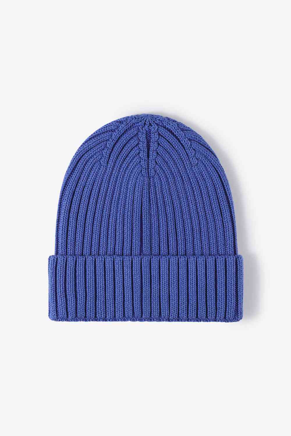 Soft and Comfortable Cuffed Beanie Blue One Size